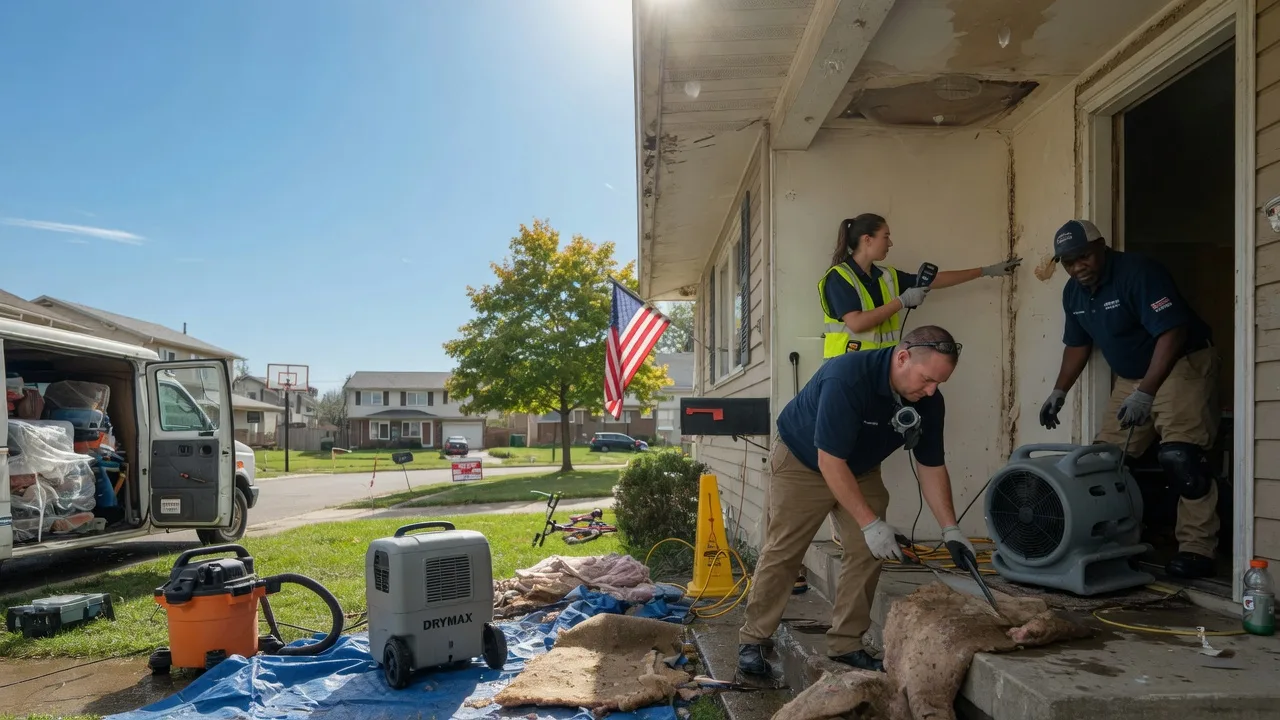 Water Damage Restoration in Dewitt, IL near me